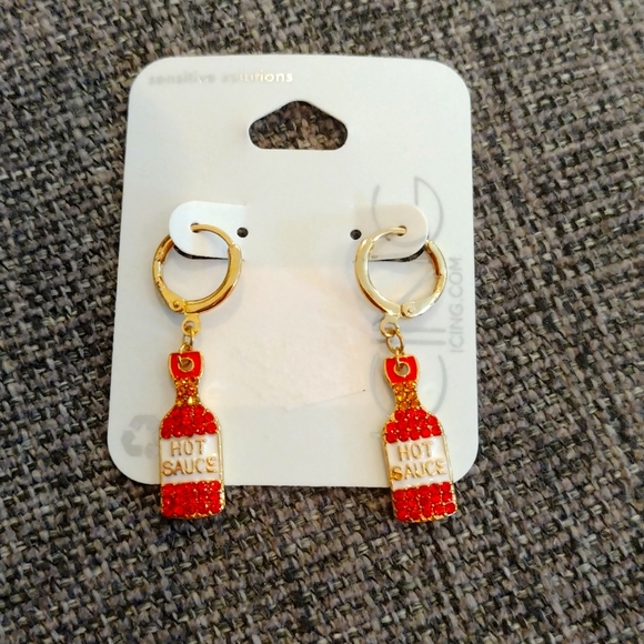 Jewelry 525 Hot Sauce Earrings Poshmark